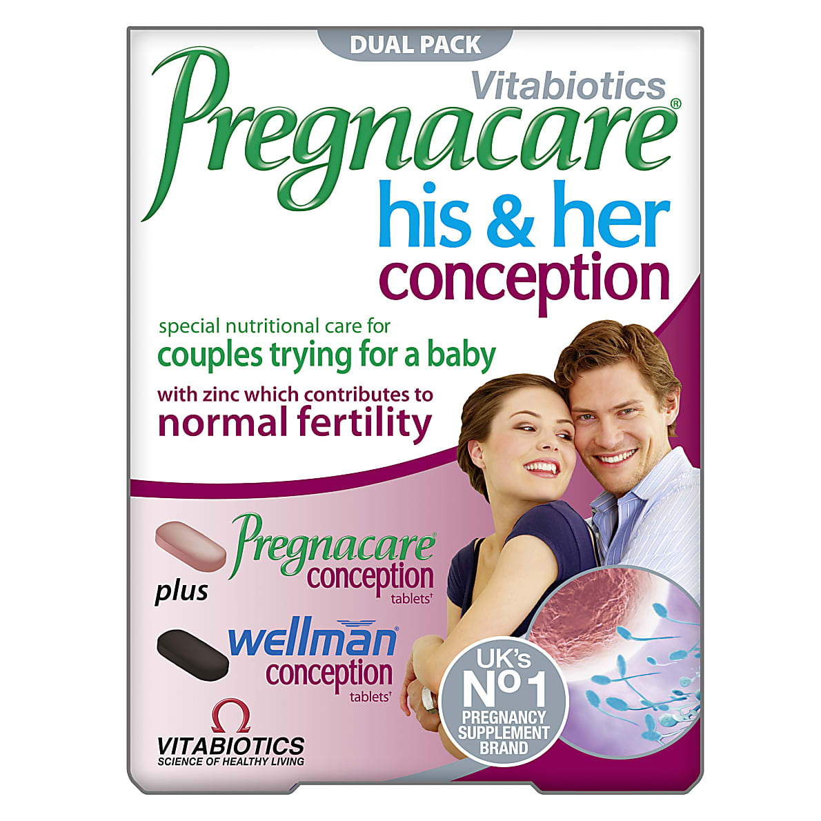 Vitabiotics Pregnacare His Her Conception 60 Tablets