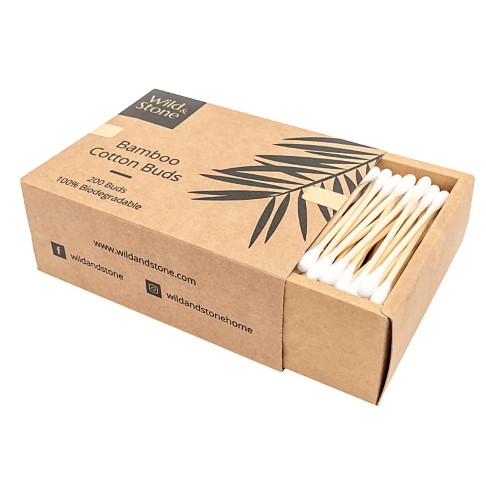 Wild & Stone Bamboo Cotton Buds - 200 Pack