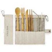 Wild & Stone Bamboo Picnic Cutlery Set - 8 Piece