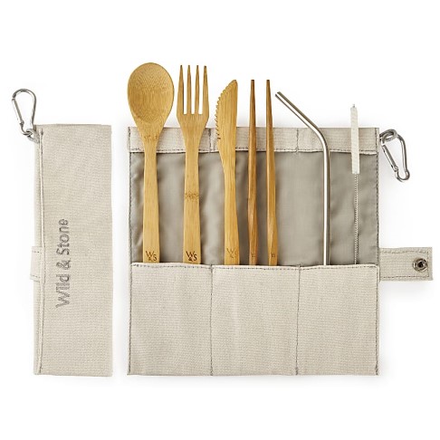 Wild & Stone Bamboo Picnic Cutlery Set - 8 Piece