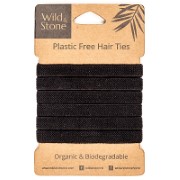 Wild & Stone Plastic Free Hair Ties - Black