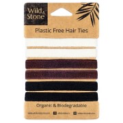 Wild & Stone Plastic Free Hair Ties - Natural