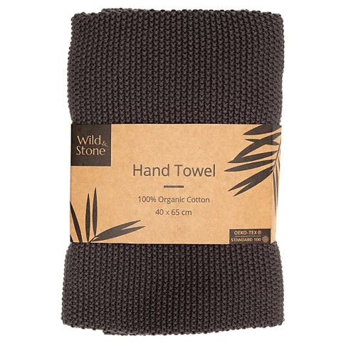 Wild & Stone Hand Towels - Slate Grey