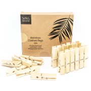 Wild & Stone Bamboo Laundry Pegs - 20 Pack