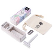 Wild & Stone Safety Razor for Women & Men - White