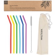 Wild & Stone Silicone Drinking Straws