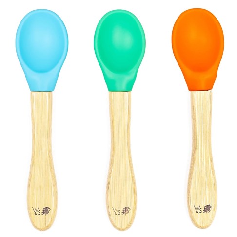 Wild & Stone Baby Bamboo Weaning Spoons - Set of 3