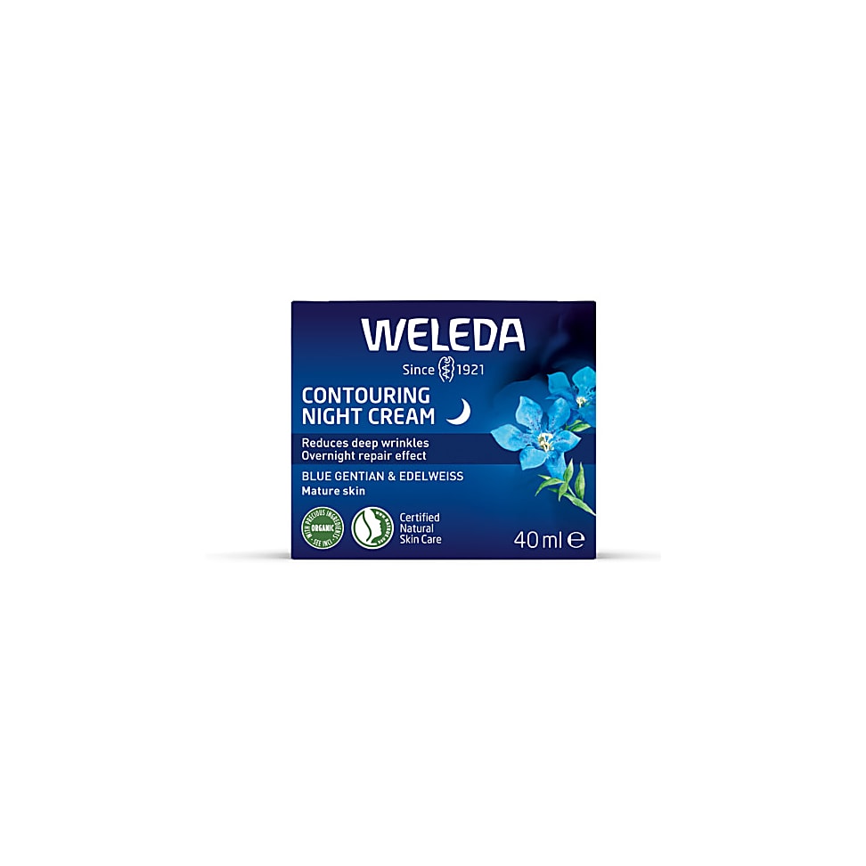 Photos - Cream / Lotion Weleda Blue Gentian & Edelweiss Contouring Night Cream WELBLUECONRNCRM 
