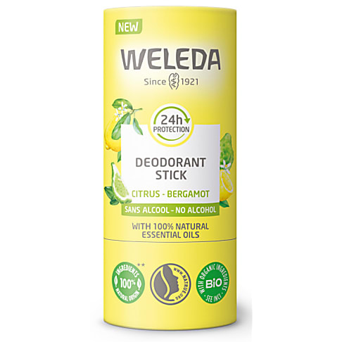 Weleda Solid Deodorant Stick - Citrus & Bergamot