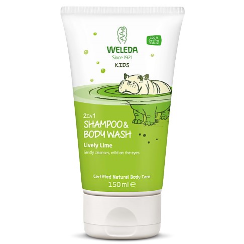 Weleda Kids 2 in 1 Lively Lime Shampoo & Body Wash