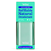 Wild Mint & Aloe Vera Refillable Deodorant - Aqua Case