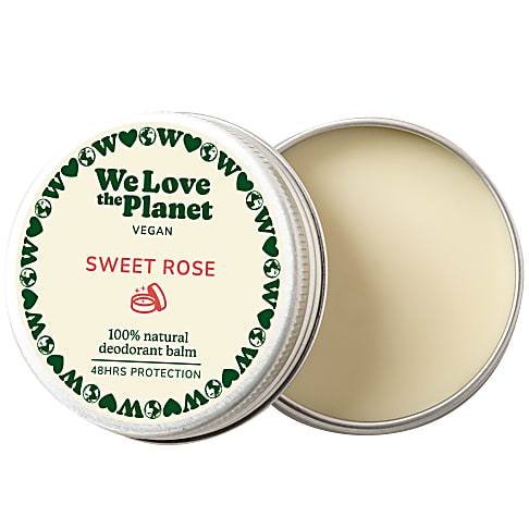We Love The Planet Vegan Deodorant Balm - Sweet Rose