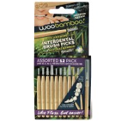 Woobamboo Interdental Brush Picks (assorted sizes) 12 pack