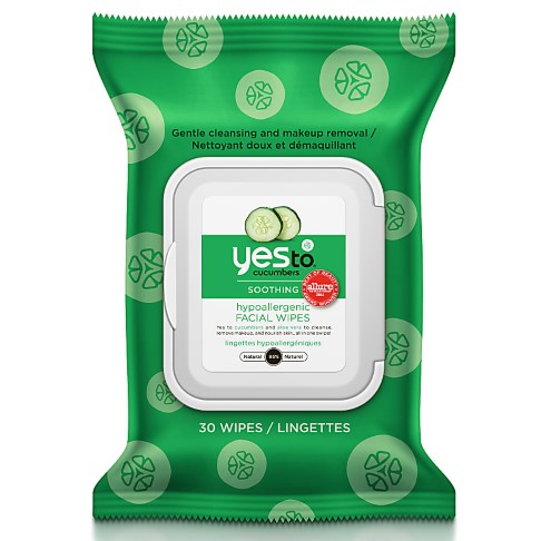 Yes To Cucumbers Hypoallergenic Facial Wipes