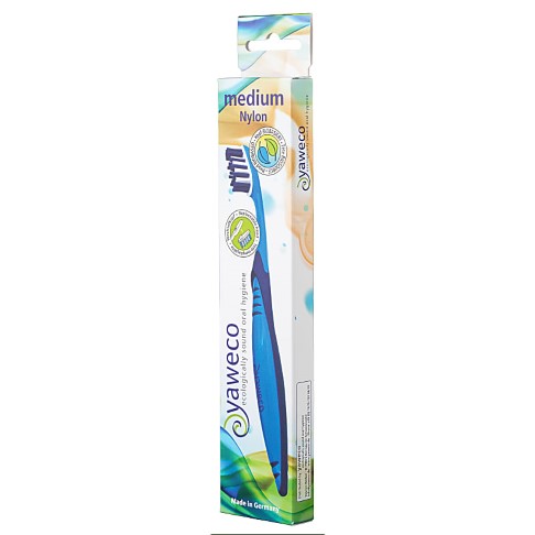 Yaweco Toothbrush with Nylon Bristles - Medium