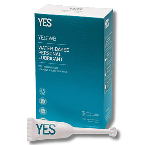 YES WB Water Based Personal Lubricant (6 applicators)