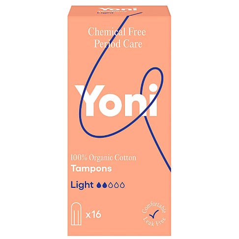 Yoni Organic Cotton Tampons Light (16)