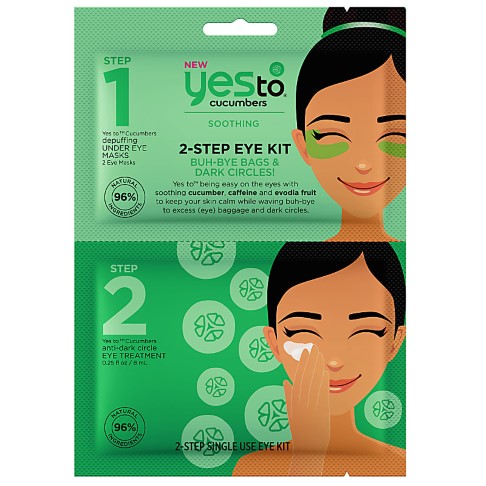 Yes to Cucumbers 2 Step Eye Kit - Bye Bye Bags & Dark Circles