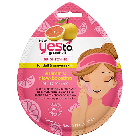 Yes to Grapefruit Vitamin C Glow Boosting Mud Mask - single use