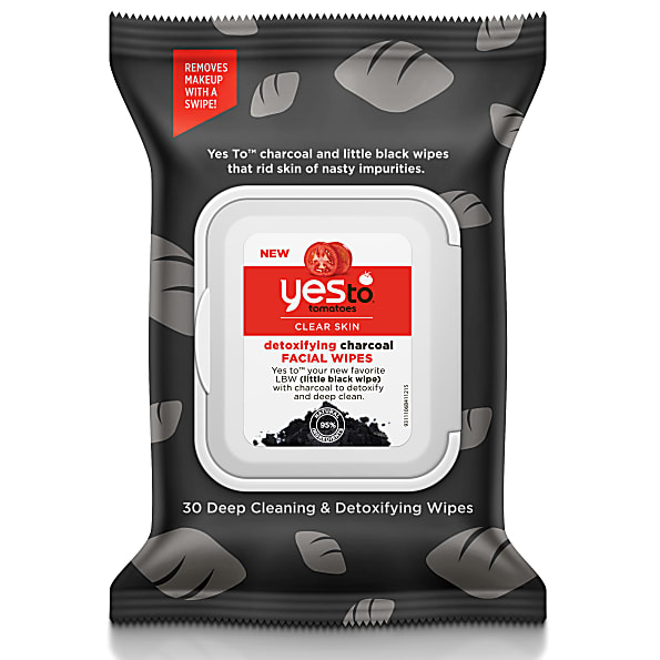 Yes to Tomatoes Charcoal Facial Wipes (30 wipes)