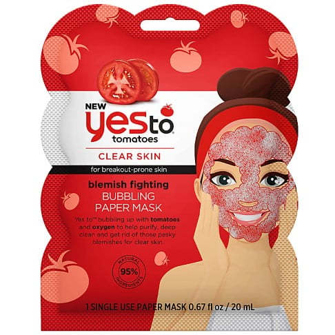 Yes to Tomatoes Blemish Fighting Bubbling Paper Mask - Single Use