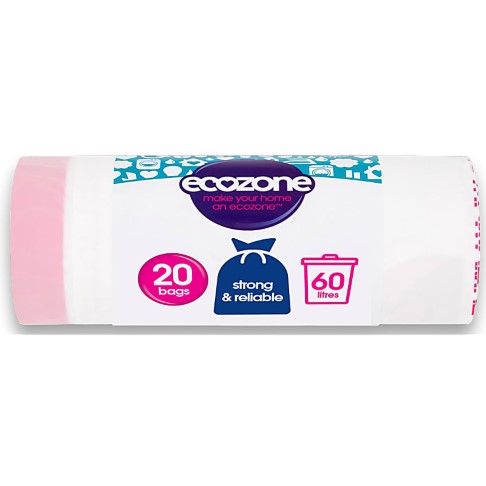 Ecozone Biodegradable Bin Liners 60L