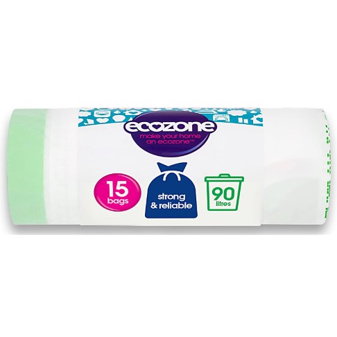 Ecozone Biodegradable Bin Liners 90L