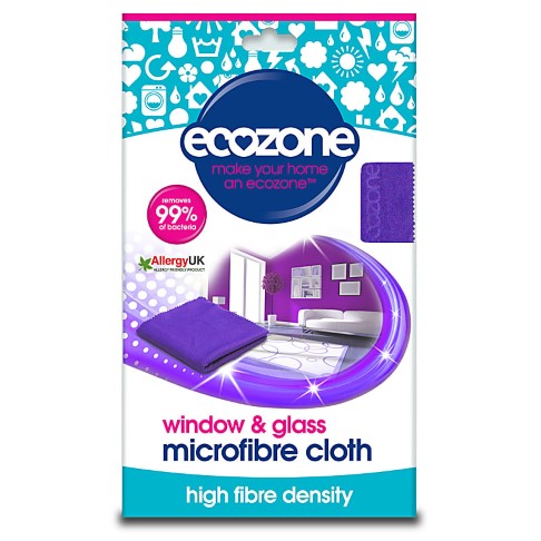 Ecozone Window & Glass Microfibre Cloth