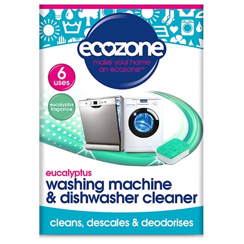Ecozone Eucalyptus Washing Machine & Dishwasher Cleaner (6 tablets)