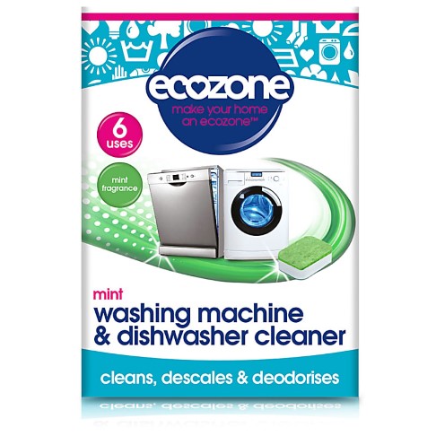 Ecozone Mint Washing Machine & Dishwasher Cleaner (6 tablets)