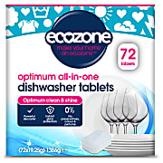 Ecozone Optimum All in One Dishwasher Tablets (72 pack)
