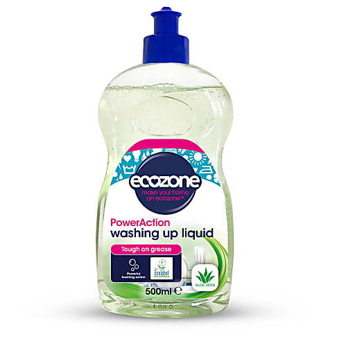 Ecozone PowerAction washing up liquid 0.5L