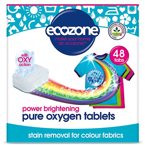 Ecozone Pure Oxygen Brightener Tablets - 48 Tabs